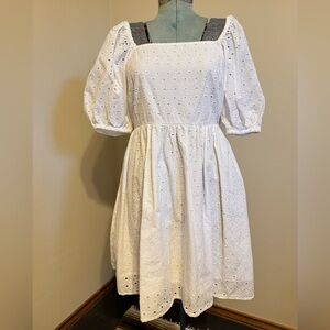 White Cotton Dress